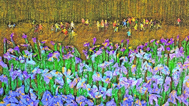 Una de las piezas de la obra de esta artista